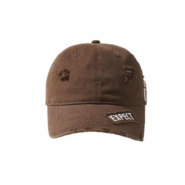 杨同学 破洞 棉 鸭舌帽 男女同款情侣款