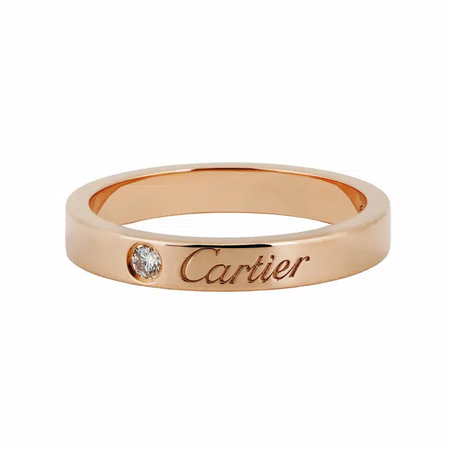 CARTIER C de Cartier Logo 18k