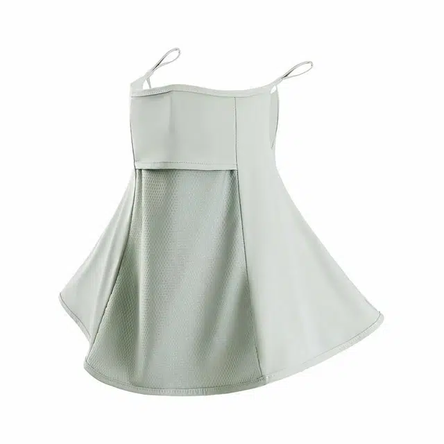 南极人 夏季透气冰丝口罩全脸遮脖子防紫外线骑行开车面纱护颈遮阳脸罩凉感 薄款 防晒面罩 女款