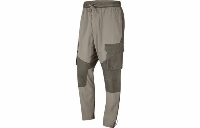 Jordan Olive Grey Woven Cargo Pants