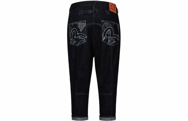 EVISU Seagull Embroidered Denim Pants