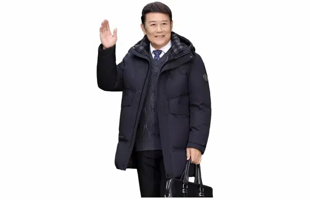 鸭鸭 中长款保暖休闲羽绒服 男款