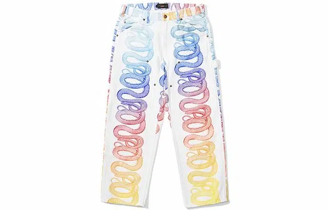 Supreme SS21 Week 4 x HYSTERIC GLAMOUR Snake Double Knee Denim Painter Pant