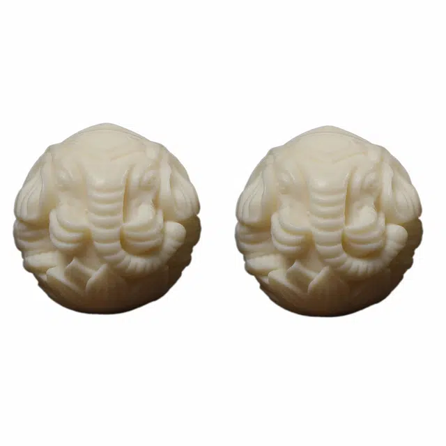 絮物 国潮新中式轻奢高级感盘玩文玩招财纳福吉星高照装饰品工艺品考试考研考公上岸转运百搭#好运 象牙果 手把件 男女同款情侣款