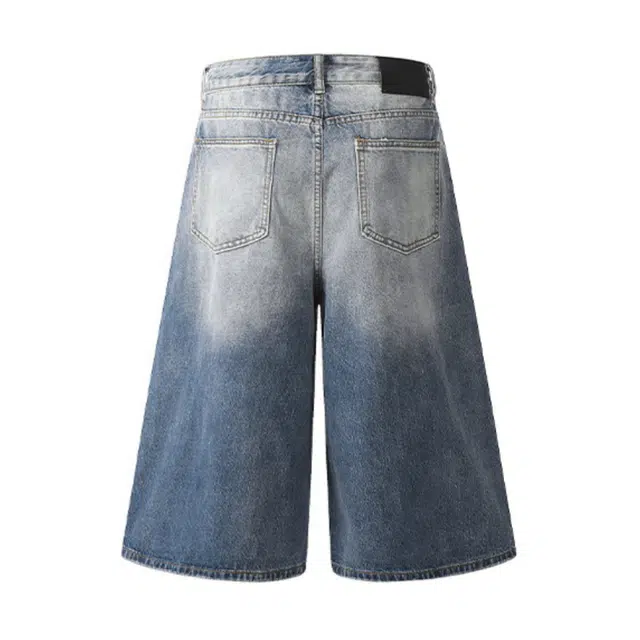 花蔓色 时尚舒适百搭牛仔裤 女款 蓝色