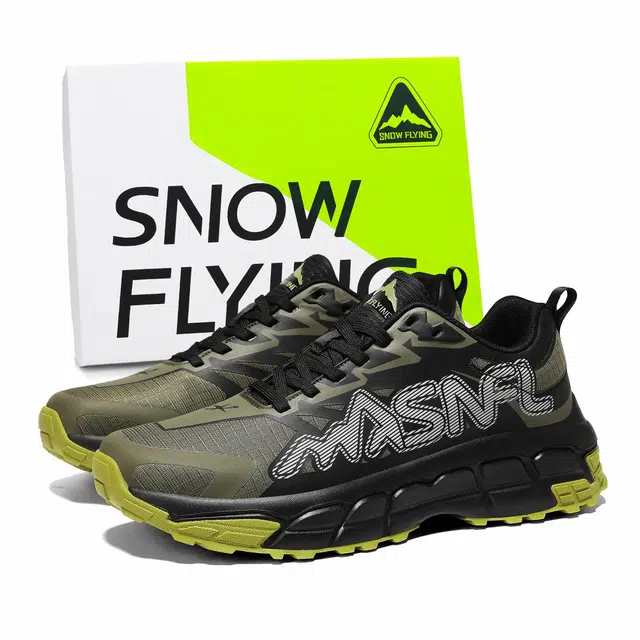 SNOW FLYING