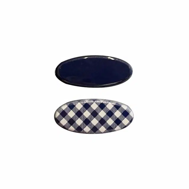 水中玉 美拉德格纹发卡刘海侧边夹不伤发鸭嘴夹碎发头饰 亚克力 发夹 女款