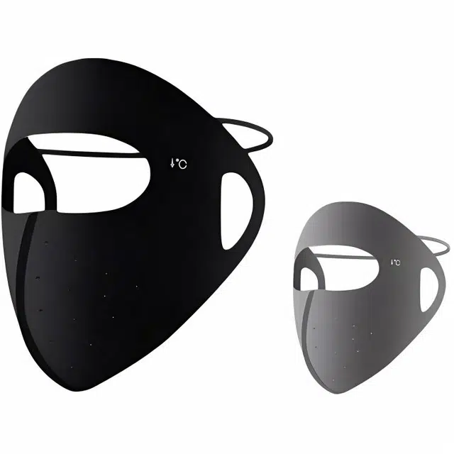 优莲茵 全脸防紫外线冰丝遮阳脸罩 面部脸基尼防护 开车骑行 锦纶 防晒面罩 男女同款情侣款