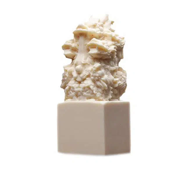 絮物 国潮新中式轻奢高级感文玩盘玩诸事顺遂招财进宝装饰品工艺品湘工雕刻装饰品工艺品#好运 象牙果 手把件 男女同款情侣款