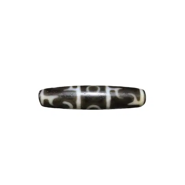 灵运宝 转运招财莲师法器三眼天珠老矿风化油润包浆老料器磨损到位天然 玛瑙 吊坠 男女同款情侣款