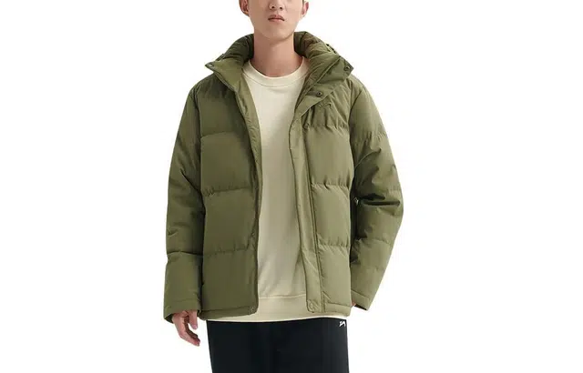 贵人鸟 活帽拉链设计短款加厚羽绒服 男女同款