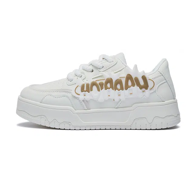 小鹿米利 甜美少女 可爱清新 休闲时尚 小众个性 百搭舒适潮流日常 低帮 板鞋 女