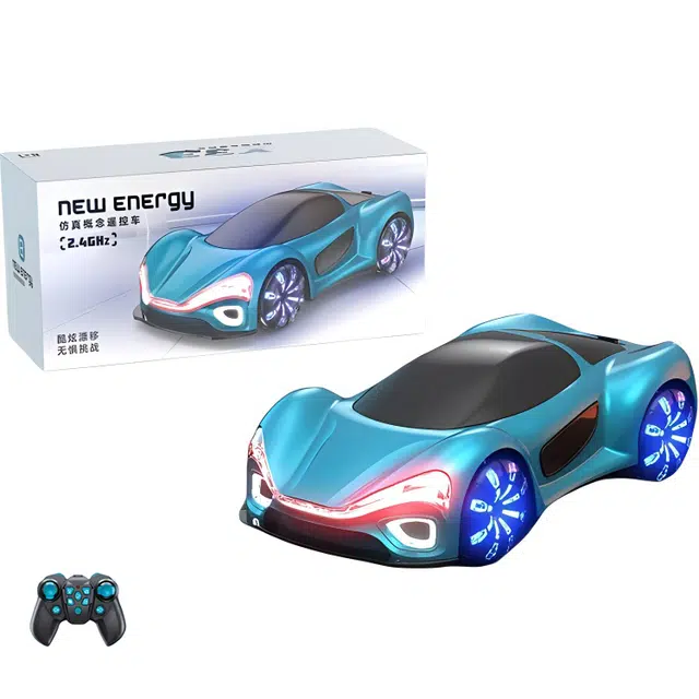 蒙柯 漂移甩尾灯光喷雾特技车手势感应 遥控玩具