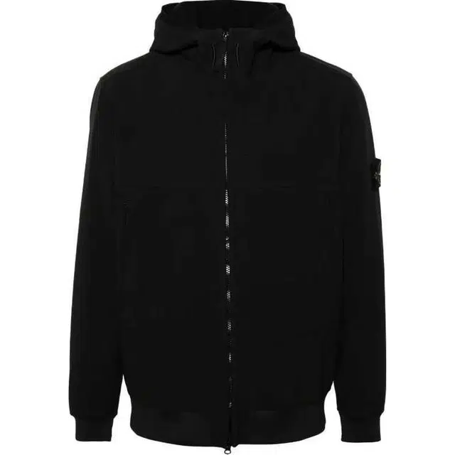 Stone Island Soft-Shell Jacket Black