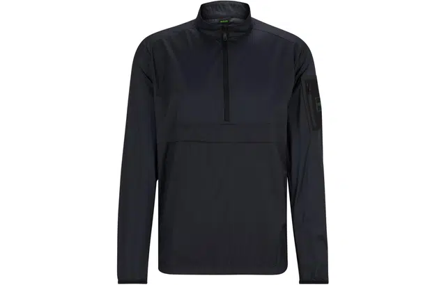 HUGO BOSS Water Repellent Regular-Fit Windbreaker In Ripstop Fabric