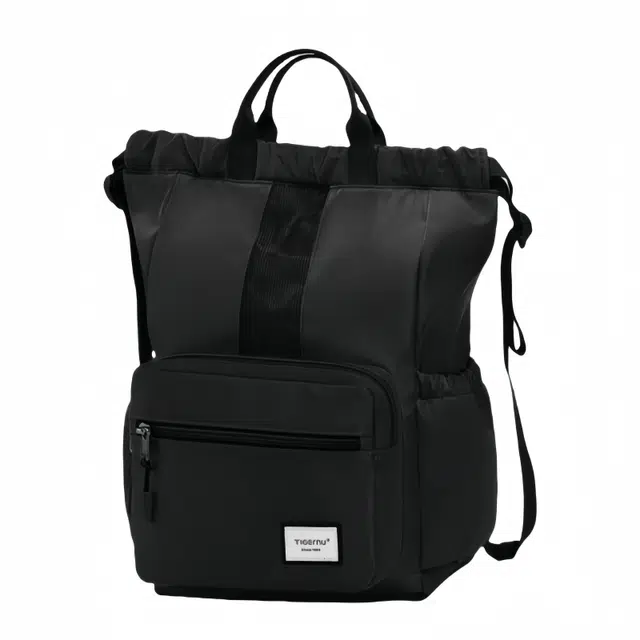 泰格奴 时尚百搭潮流撞色轻便 复合面料 双肩包 男女同款情侣款 多色