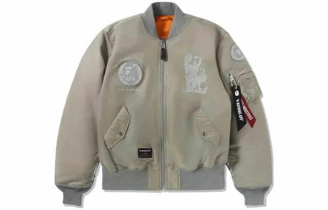 A BATHING APE x Alpha Industries FW23 logo