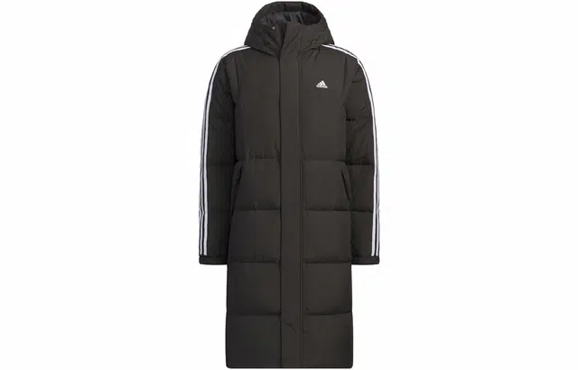 adidas 3-Stripes Long Down Jacket 600