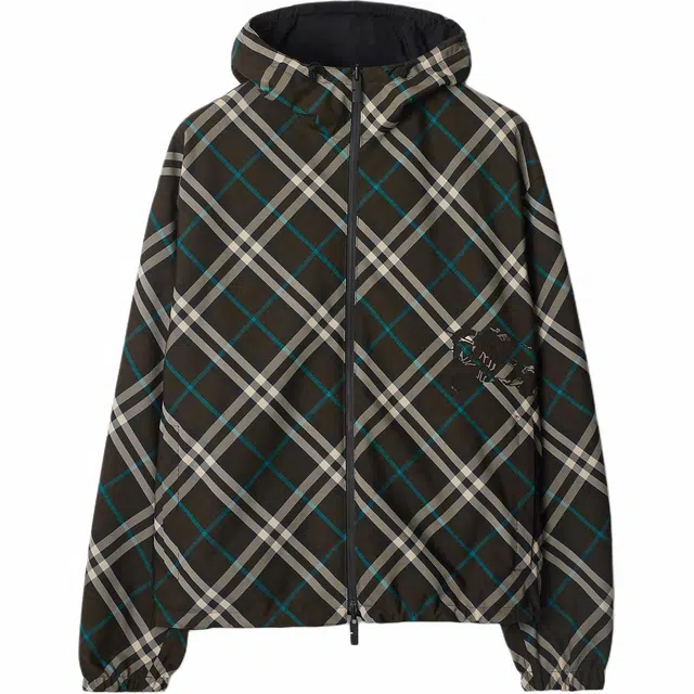 Burberry Hooded Jacket Brown