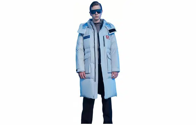 坦博尔 字母加厚保暖长袖羽绒服 男款