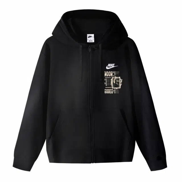 Nike Moon Goddess Zip Hoodie Black