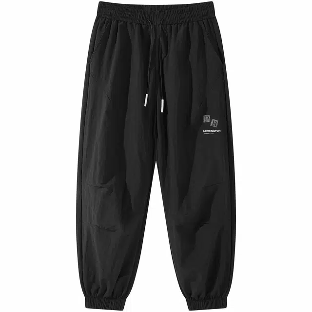 帕丁顿熊 纯色垂感宽松山系工装伞兵休闲裤 男女同款