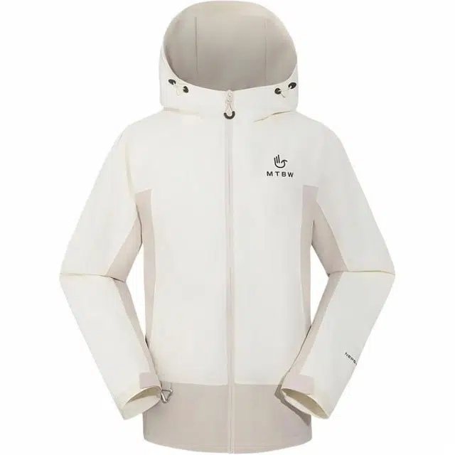 美特斯邦威 户外拼色连帽夹克外套 男女同款