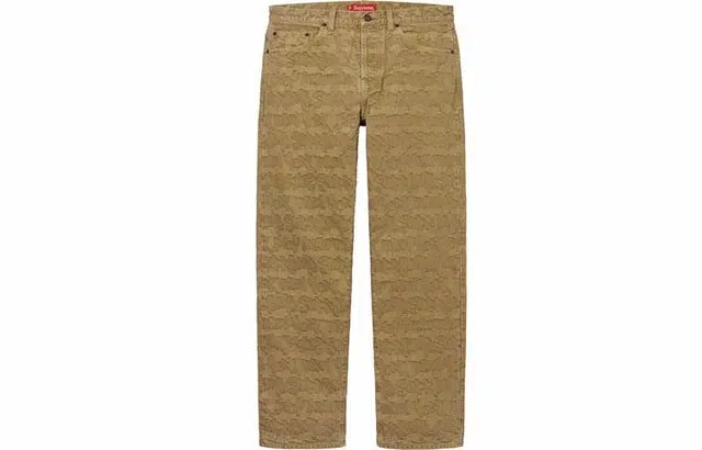 Supreme SS22 Fat Tip Jacquard Regular Jean