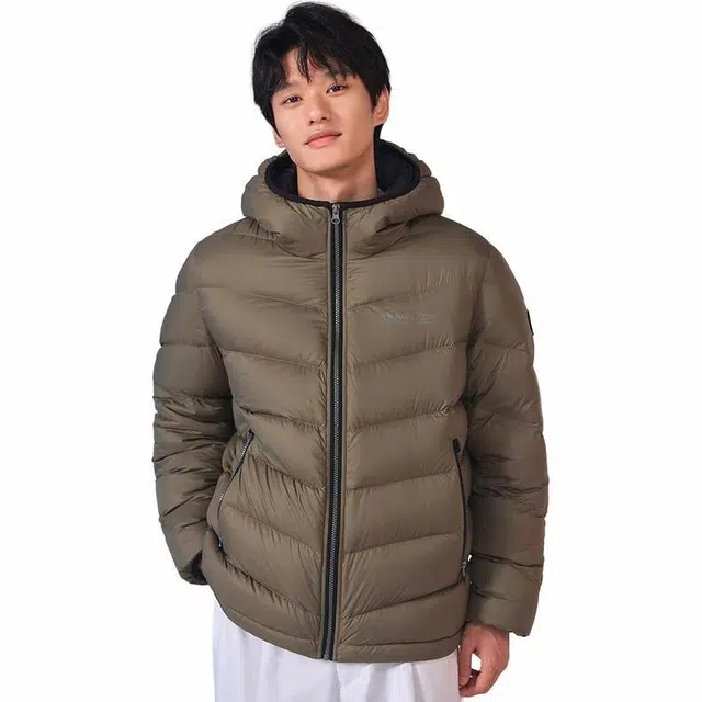 坦博尔 连帽纯色舒适百搭羽绒服 男款