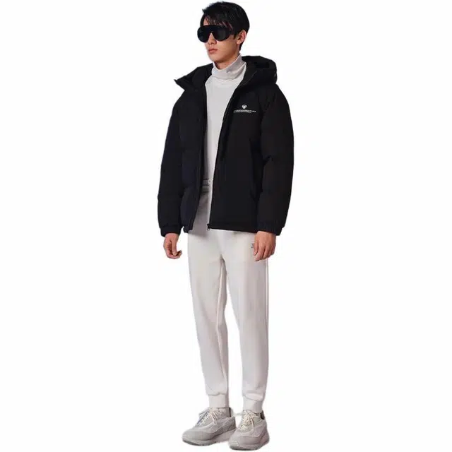 坦博尔 连帽加厚拉链羽绒服 男款
