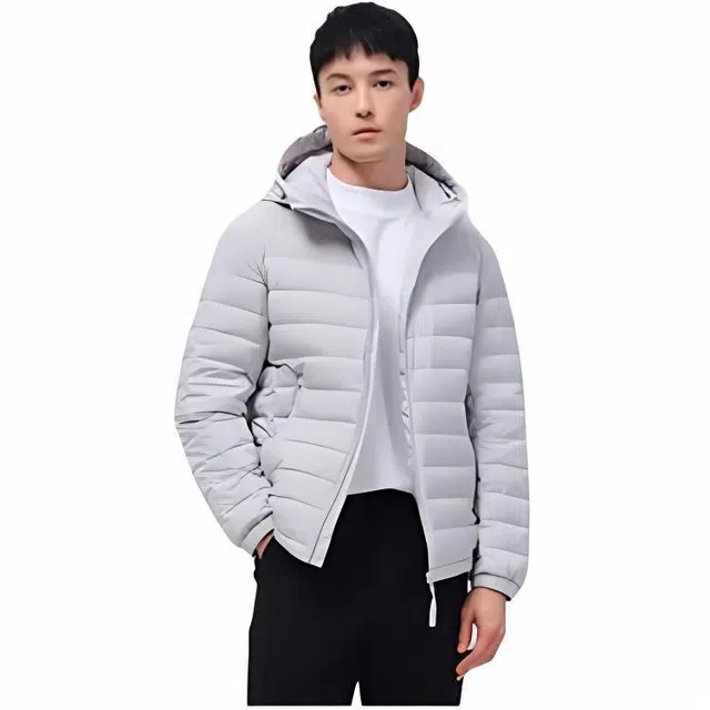 坦博尔 连帽轻薄短款长袖羽绒服 男款