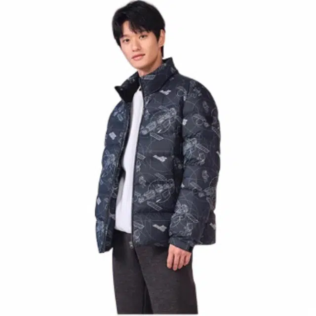 坦博尔 立领收口袖加厚羽绒服 男款