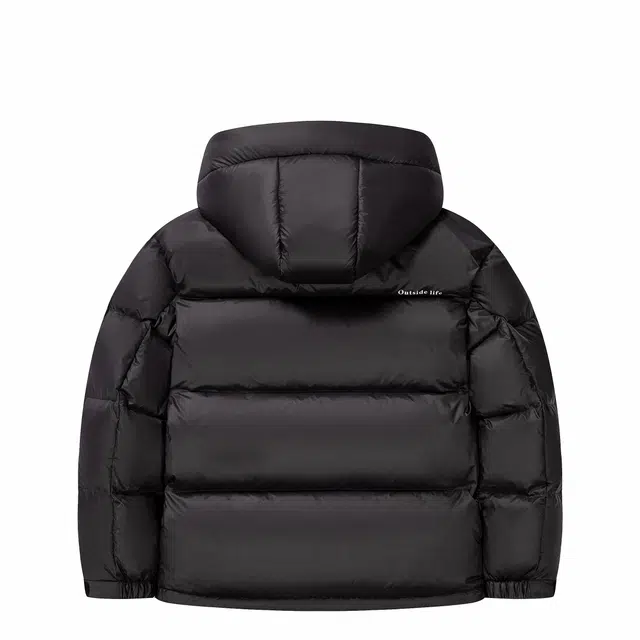 鸭鸭 时尚机能风工装宽松保暖百搭御寒防风连帽羽绒服 男女同款
