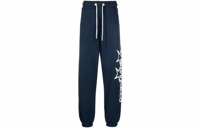 Palm Angels Racing Star Jogger Pants Blue