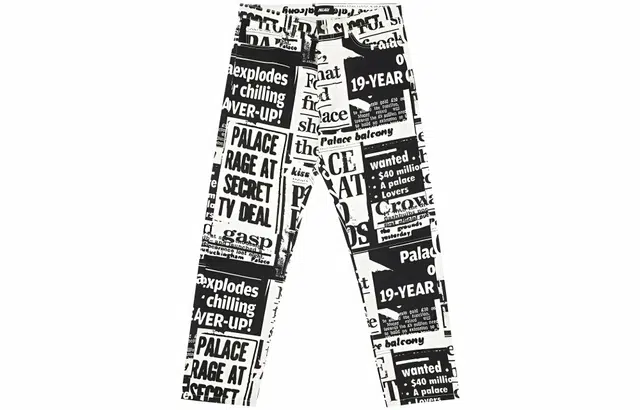 PALACE SS22 Tabloid Denim Jean Black