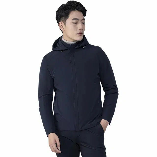 依文 休闲商务纯色棉服 男款