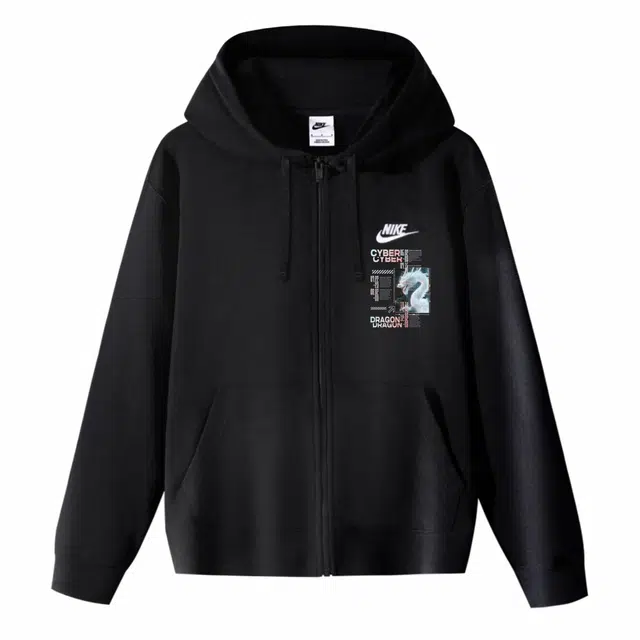 Nike Cyber Dragon II Hoodie Black