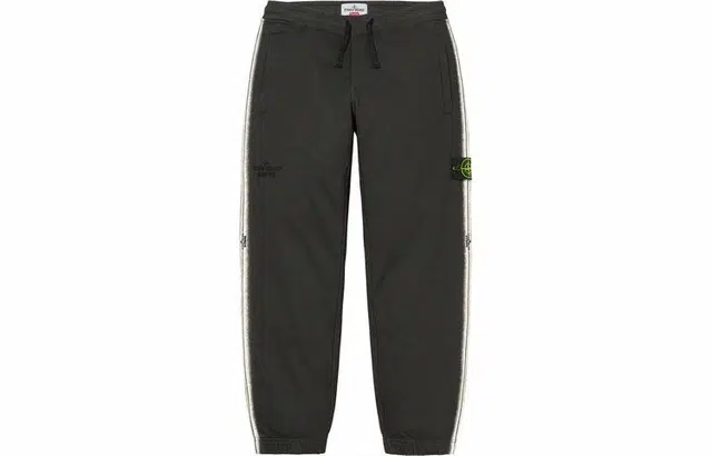 Supreme SS22 Week x STONE ISLAND Stripe Sweatpant