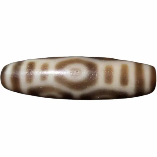 灵运宝 转运招财龙眼六眼天珠油润品好老矿风化油润包浆老料器磨损到位 玛瑙 吊坠 男女同款情侣款