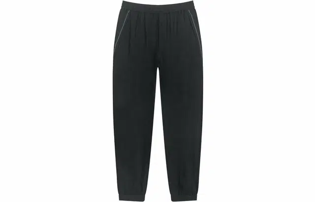 速写 秩序重生 束脚松紧九分黑色运动休闲裤 男女同款