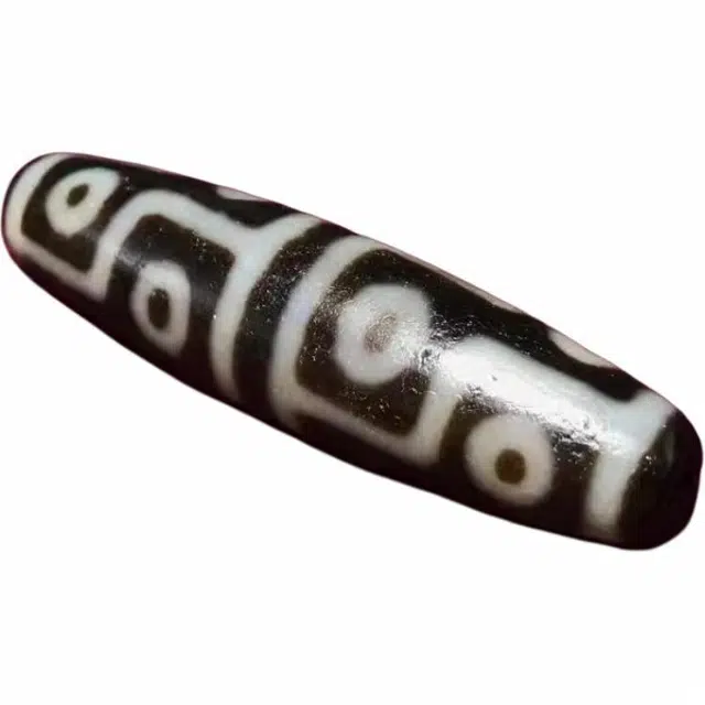 灵运宝 【师傅已加能量】#转运招财西藏藏区十二眼色泽老气锁骨链老矿风化油润包浆老料器磨损到位天然 玛瑙 吊坠 男女同款情侣款