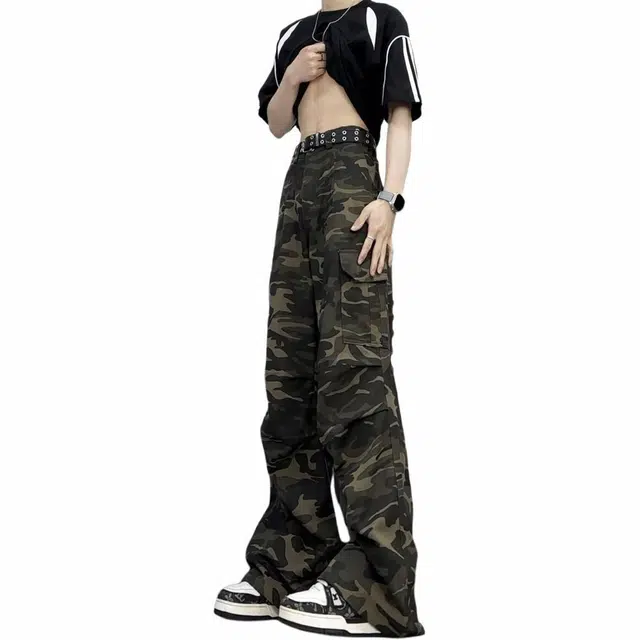UPXIW Buggy Jeans Camo