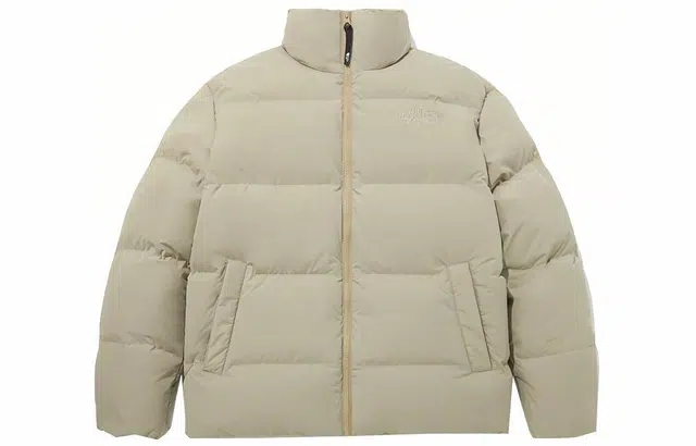 The North Face Logo Embroidered Jacket Khaki