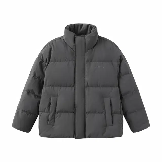 森马 印花面包服厚款羽绒服 男款