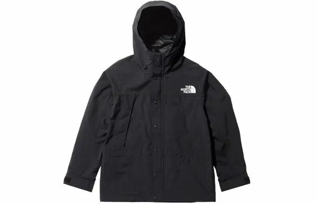 The North Face Logo Hoodie Jacket Black