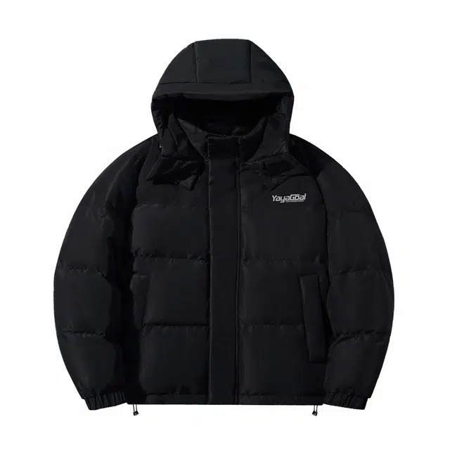 鸭鸭 经典暖冬系列 简约字母印花设计感青少年基础款插色学生党好物户外通勤防风保暖抗皱宽松休闲百搭连帽羽绒服 男女同款