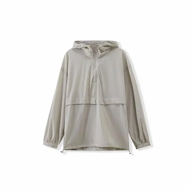 我是大卫 休闲简约薄款防晒连帽夹克外套 男女同款