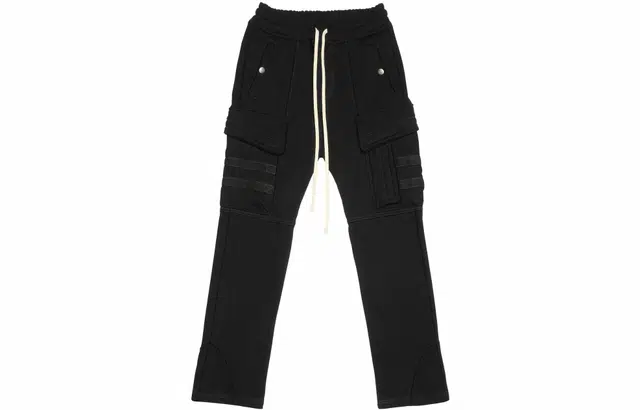 FARFROMWHAT FW22 3 Cloud Pocket Sweat Pants Moonless Night Black