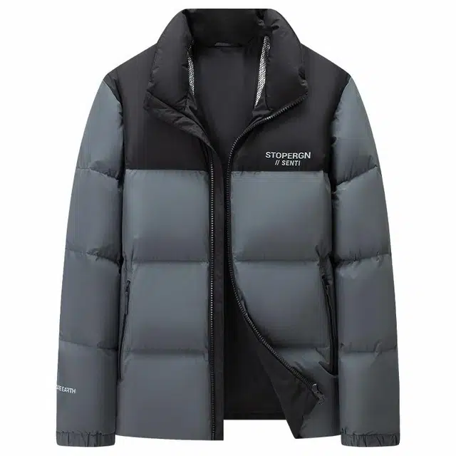 雅鹿 保暖加厚中年商务休闲羽绒服 男款