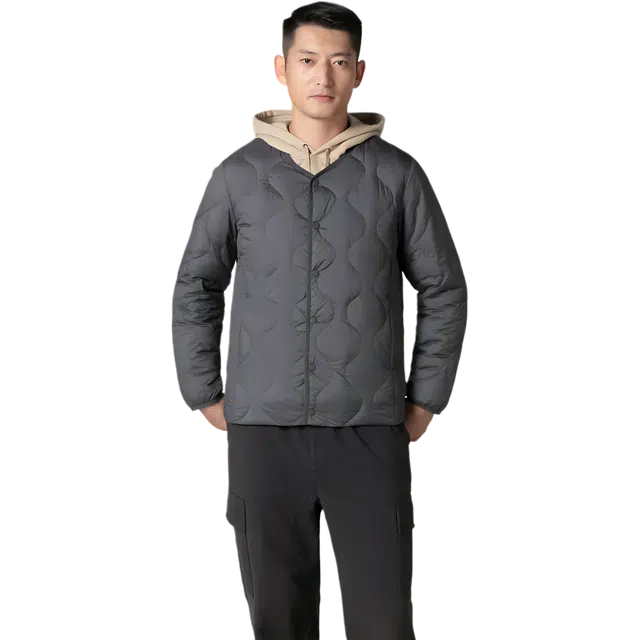 雅鹿 休闲轻便内外穿时尚百搭长袖羽绒服 男款